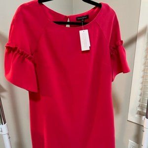 Banana Republic Petite Small Dress Magenta